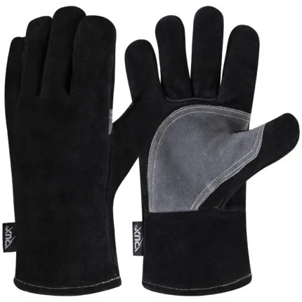 12" Black and Grey Welding Gloves